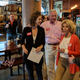 McMaster, center, at 13 Stripes Brewery.